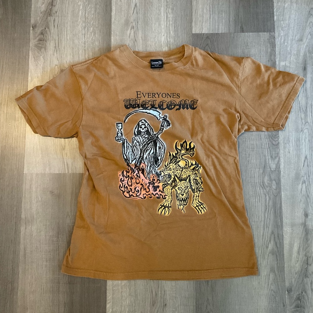 Cotton On Kids Tan Loose Fit Shirt